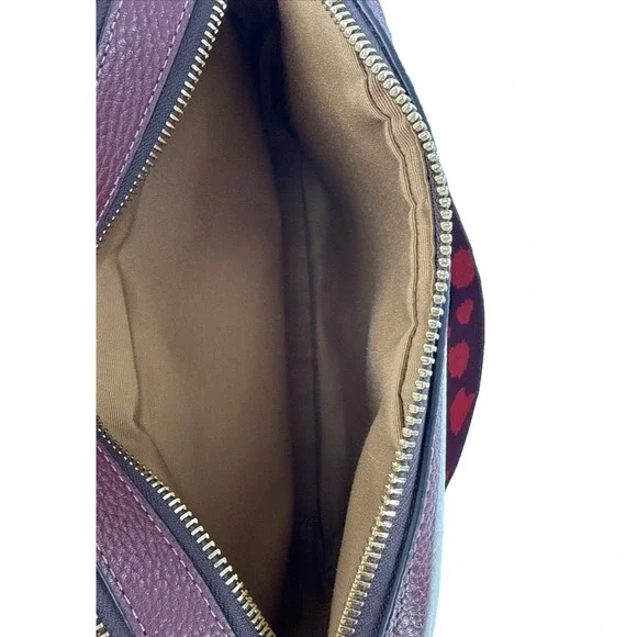Coach Jes Colorblock Retro Stripe Crossbody Pink Stripe C4079